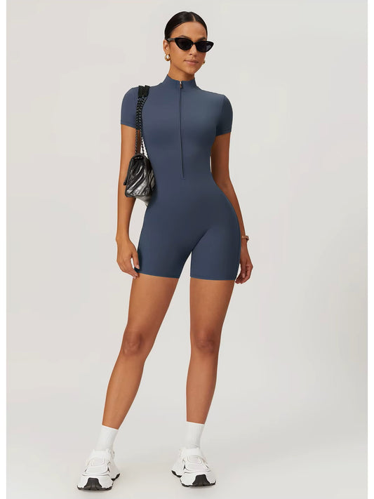 Yoga Jumpsuit Summer Short Sleeve